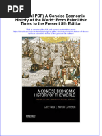 Original PDF A Concise Economic History of The World From Paleolithic Times To The Present 5th Edition PDF