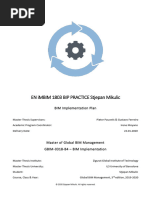 BIM Implementation Plan by Stjepan Mikulic