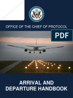 Arrival and Departure Handbook: Office of The Chief of Protocol