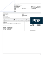 Tax Invoice: Incise Precision