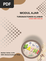 Turunan Fungsi Aljabar XII