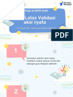 Materi Tips Lolos Validasi Aksi Nyata