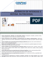 A - Exames Bioquímicos SAI I