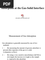 Adsorption and Catalysis