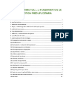 1.1 Fundamentos de Gestion Presupuestaria