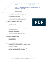 Unidad Didáctica 2: Procedimientos Generales de Trabajo en La Clínica Dental