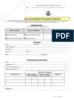 Formulaire Cadastre..