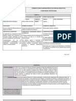 Formato para Elaboración de Secuencias Didácticas Componente Profesional