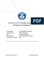 Pengembangan Alur Tujuan Pembelajaran (ATP)