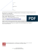 The Structure of The Market and Musical Style The Economics of Opera Production and Repertoire An Exploration