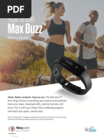 Sleek. Water-Resistant. Easy-To-Use. The Max Buzz: Only Compatible With Smartphones That Have The Virgin Pulse