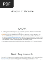 ANOVA