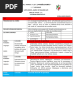 Plan Analitico 1 Grado