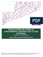 Conocimiento Cientifico Vida Cotidiana Rebollar 2005