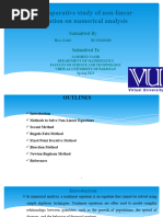 Non Linear Equations On Numerical Analysis