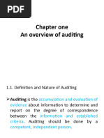 Chapter One Audit I