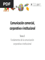 Tema 5 Elementos Fundamentales de La Comunicación Corporativa e Institucional 19 20