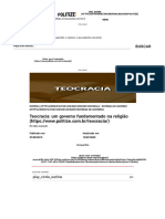 Teocracia - Um Governo Fundamentado Na Religião - Politize!