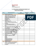 Checklist - LDD