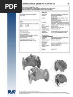 Avk Swing Check Valve PN 10 or PN 16 41