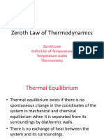 Zeroth Law of Thermodynamics