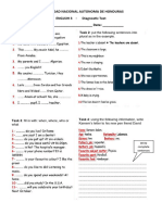 Diagnostic Test - ENGLISH 3