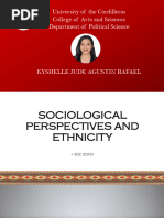 Intro - Sociological Perspectives and Ethnicity