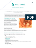 Cancer Colorectal - Dépistage