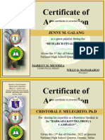 Certificate 2022