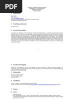 Course Outline ECO101 - Monsoon2023