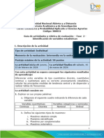 Guia de Actividades y Rubrica de Evaluacion - Unidad 1 - Fase 2 - Identificacion de Variables Estadisticas