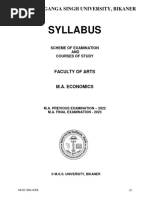 Economics Syllabus