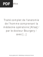 Traité Complet de L'anatomie de (... ) Bourgery Jean-Marc Bpt6k10433237