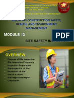 Module 13 Site Safety Inspection