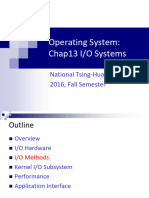 周志遠教授作業系統 - chap13Operating System Chap13 IO Systems＿