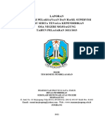 Laporan Evaluasi Pelaksanaan Dan Hasil Supervisi Guru Dan Karyawan 2022