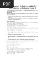 Flange Leakage Evaluation Based On NC 3658.3 Method Method Using Caesar II