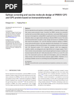 J Cellular Molecular Medi - 2024 - Liu - Epitope Screening and Vaccine Molecule Design of PRRSV GP3 and GP5 Protein Based