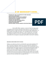 Excel - Notes1 (OverView of Basics of Excel)