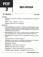 Physiology - Blood