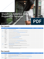 SharePoint Communication Plan Template