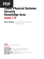 Cyber-Physical Systems Security Issue 1.0