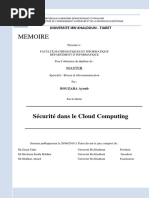 Memoire: Sécurité Dans Le Cloud Computing