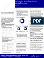 My Poster Presentation - Summarize A Study Conducted ESL Learners On Their Ability To Translate Polysemous Words