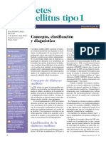 Diabetes Mellitus Tipo1: Concepto, Clasificación y Diagnóstico