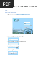 Longrich Back Office User Manual - For Stockist: Topic 1 - How To Login in To The System