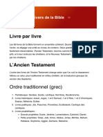 Livre Par Livre - Univers de La Bible