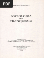 Amando de Miguel - Sociologia Del Franquismo (1978)