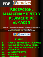 Manual SGI de Almacenes, Recepción y Despacho