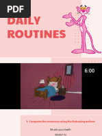 Daily Routines Pink Panther